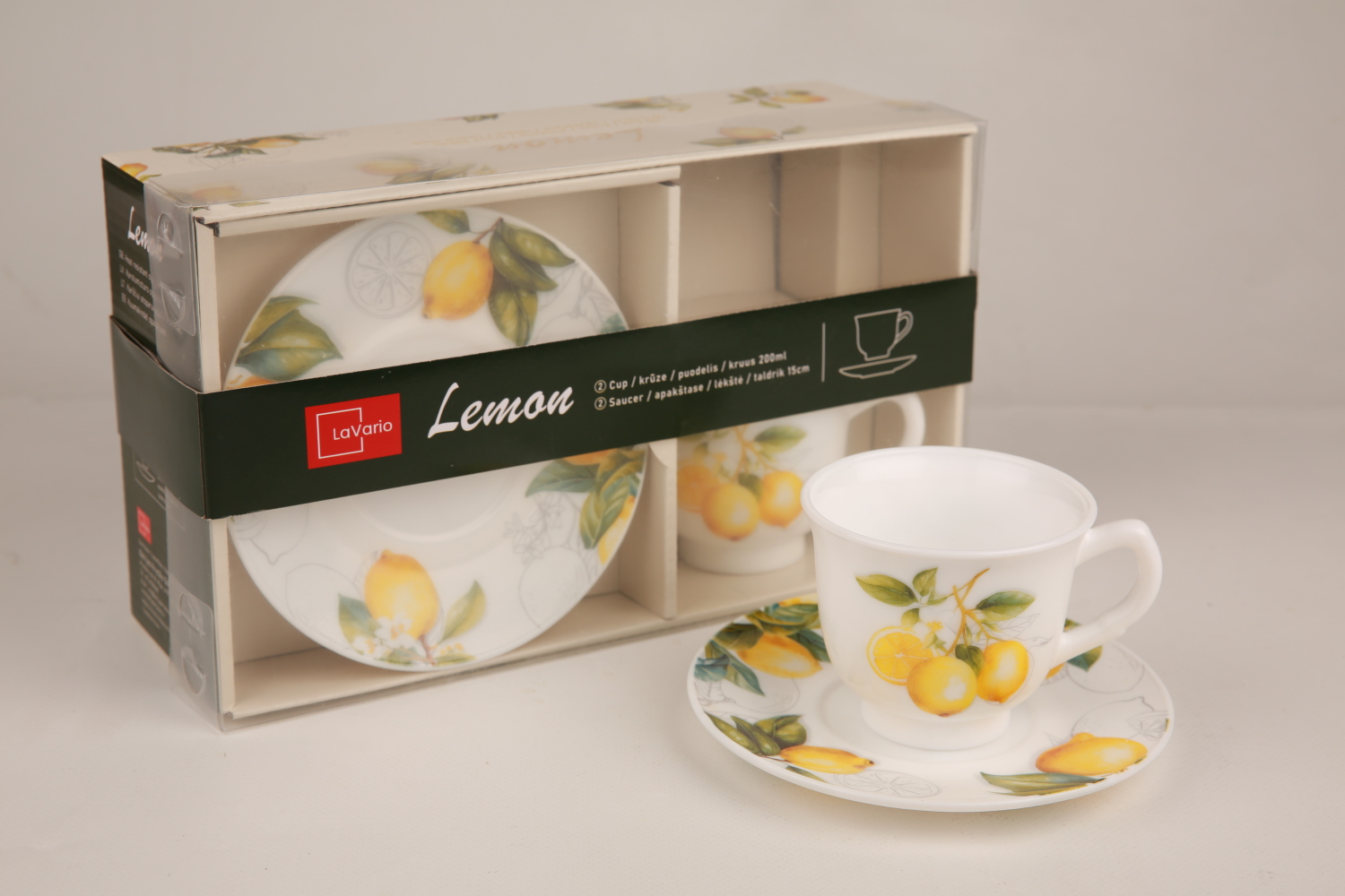 LEMON KOMPL.TASE AR AP.TASI 250ML 1:2 opālstikls